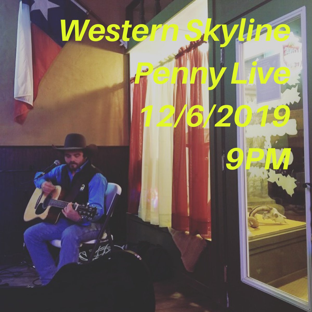 WesternSkyline's tweet photo. Friday. Penny Live. 4205 S Bryant. No cover. See you there. https://t.co/94ynFAeDQv