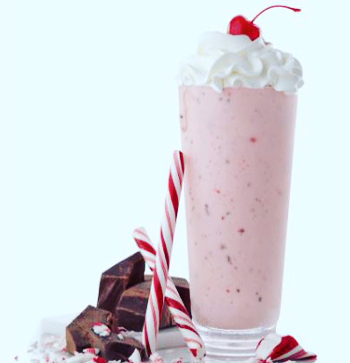 A Peppermint Chocolate Chip shake is waiting for you!  This sweetness is only around for a limited time so stop in today and treat yourself!!!! #chickfilaredoak #peppermintchocolatechipshake #cfa #eatmorchikin