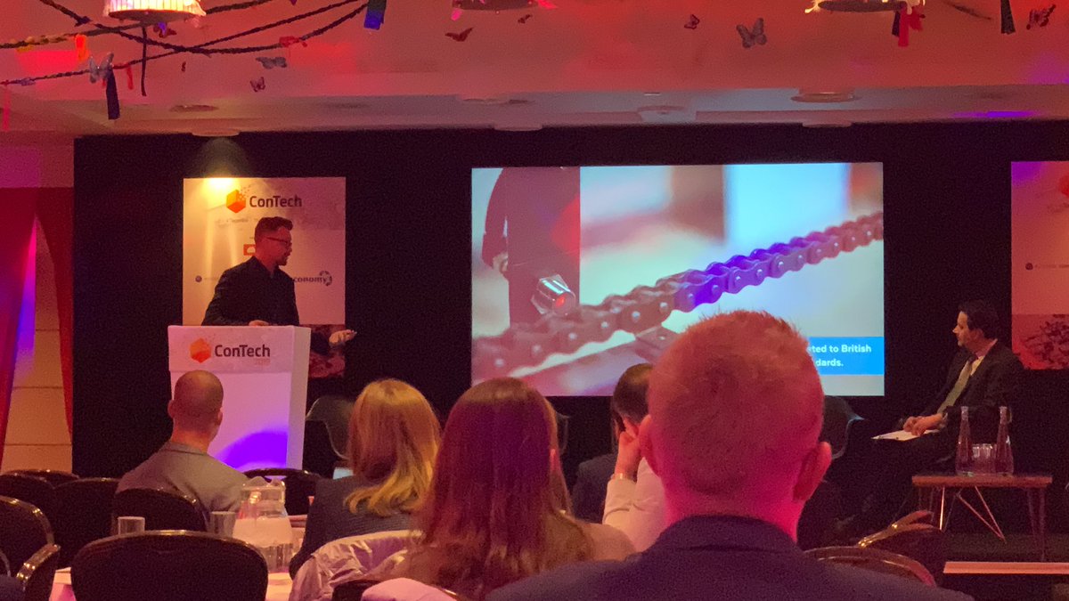 JournoZak's tweet photo. Inspirational stuff from @ProjectEtopia at #ConTech’s final keynote🤯 https://t.co/kIaiE3T9oU