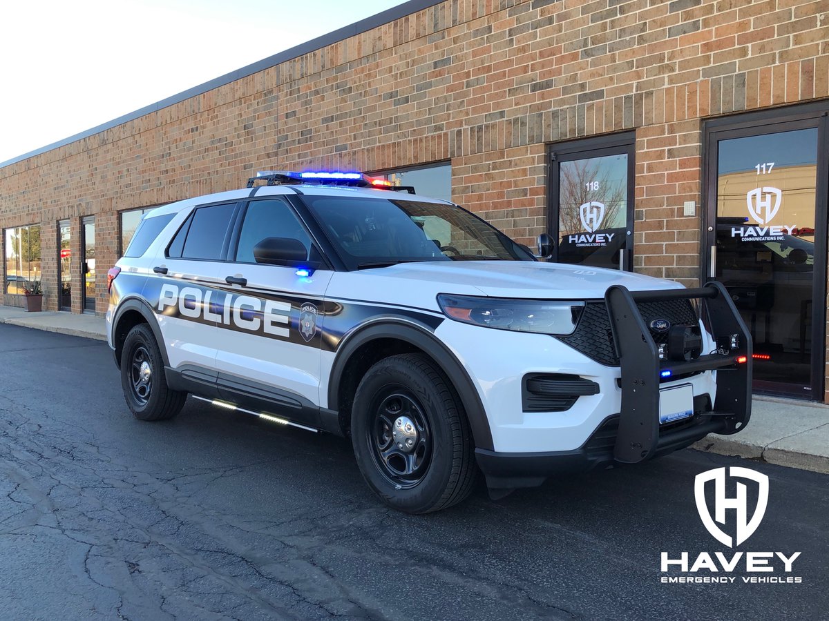 HaveyComm's tweet photo. Our first marked 2020 Utility is leaving the shop today. Check out the full build gallery here: https://t.co/fO6Vh8NUJg #havey #beseen #police #upfitter https://t.co/Lu1i7Ba158