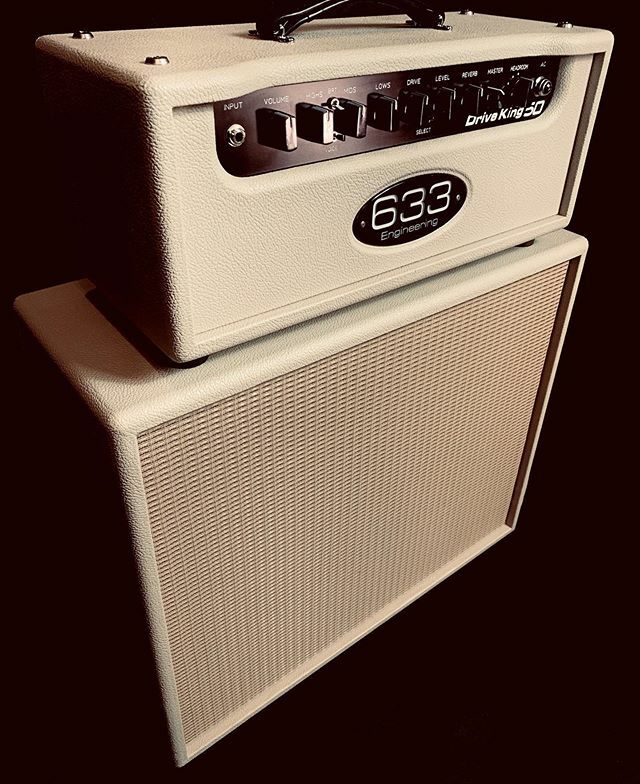 633eng's tweet photo. Another Drive King 50 finished and just off to it’s owner. This one in Smooth Blonde and Wheat with black hardware and matching 2x12 cab loaded with one @celestionuk Alnico Gold and one Creamback H75. Let the good times roll..
.
.
.
#driveking #bespoke #… https://t.co/YNZRd1NrYM https://t.co/4jqr6kRA1U