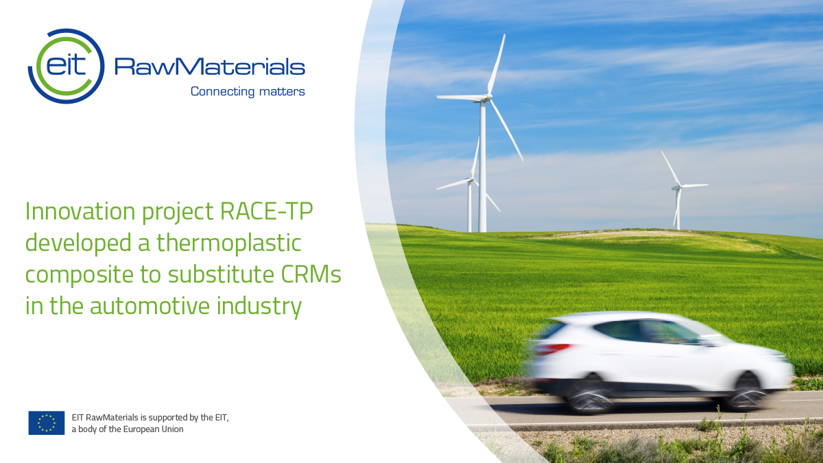 Partners of the #innovation project RACE-TP, @Arkema_group @enMONDRAGON @IRT_M2P & @ugent, have developed an acrylic-based #thermoplastic Elium® to substitute #CRMs in the #automotive industry.💡🚘♻️ Read more: eitrawmaterials.eu/innovation-pro… #EITRawMaterialsProject #ConnectingMatters