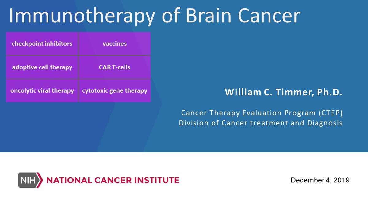 Dr. Bill Timmer (@billtimmerphd) on Twitter photo "Immunotherapy for Brain Cancer;" just finished my presentation for FAES Graduate School class Immuno413. Developing and presenting a new talk is time-consuming, but a great learning experience! @NCICTEP_ClinRes <a href="/theABTA/">American Brain Tumor Association</a> <a href="/abtconsortium/">ABTC</a> <a href="/IvyFoundation/">IvyFoundation</a> <a href="/FAESorg/">FAES</a> <a href="/CATHERINEIVY3/">Catherine Ivy</a> "Immunotherapy for Brain Cancer;" just finished my presentation for FAES Graduate School class Immuno413. Developing and presenting a new talk is time-consuming, but a great learning experience! @NCICTEP_ClinRes <a href="/theABTA/">American Brain Tumor Association</a> <a href="/abtconsortium/">ABTC</a> <a href="/IvyFoundation/">IvyFoundation</a> <a href="/FAESorg/">FAES</a> <a href="/CATHERINEIVY3/">Catherine Ivy</a>