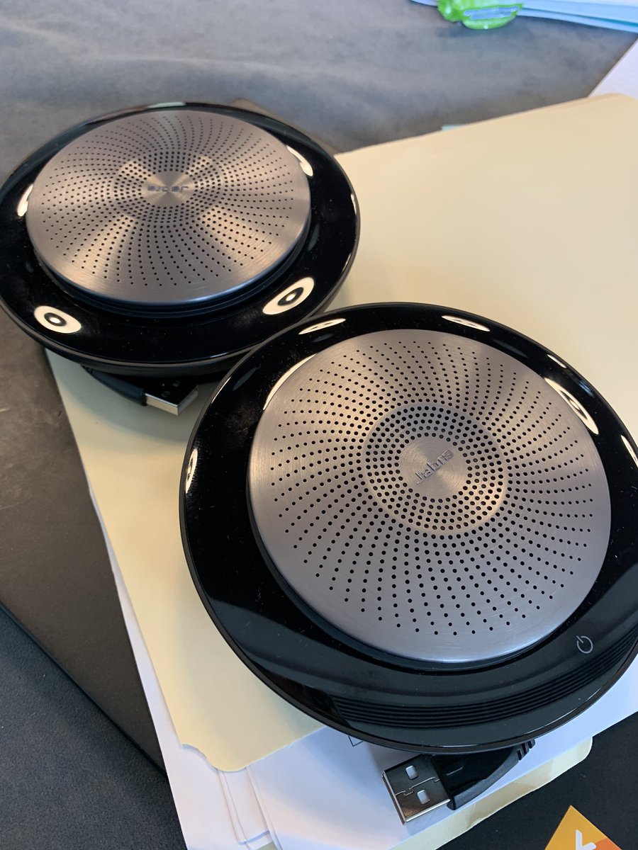 MsTrangTruong's tweet photo. I’m a new fan of @Jabra_US speakers for conference calls on the move! From Los Angeles to Puerto Rico- the sound was clear and loud, we were able to have Jenny join us this morning. Thx @RenataFerrari for letting us borrow! #YforAll #ERG2019 #APILNFamily #YMCA https://t.co/PxhsyxGe4L