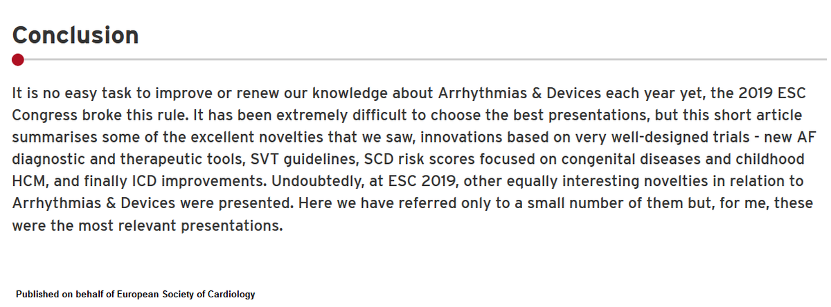 ESC_Journals's tweet photo. Best #Arrhythmias &amp; Devices Novelties at #ESCCongress 2019. Check out the summary from #CVPracticeJournal https://t.co/mc5ZlcygKC

#cardiotwitter #EHRA_ESC #devicetherapy https://t.co/fYE6LOzHNK