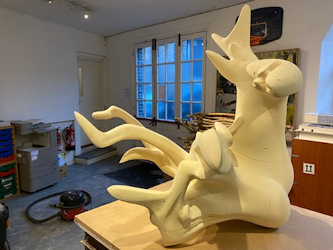 David_Mach's tweet image. Working on the most elaborate forms I've ever made - watch this space...

#davidmach #pins #artiststudio #artinlondon #sculpture #workinprogress