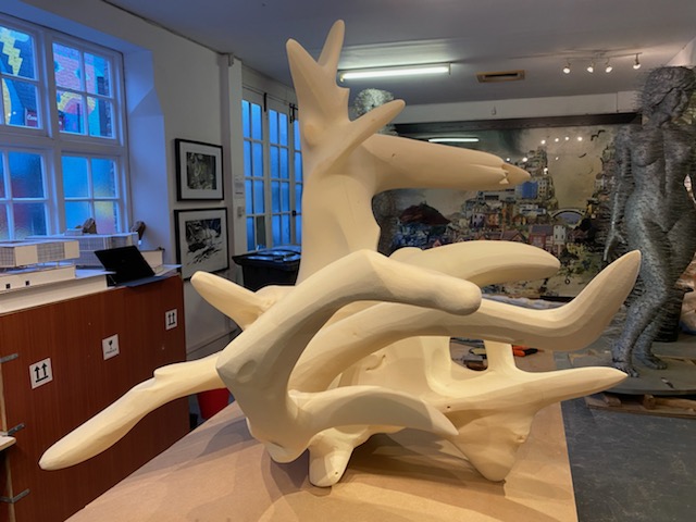 Working on the most elaborate forms I've ever made - watch this space...

#davidmach #pins #artiststudio #artinlondon #sculpture #workinprogress