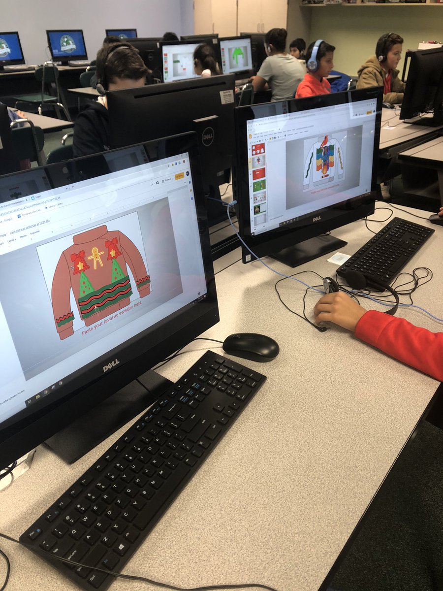 Ugly Holiday Sweaters on google drawings! These kiddos are quite the artists! <a href="/EubanksDragons/">Eubanks Intermediate</a>