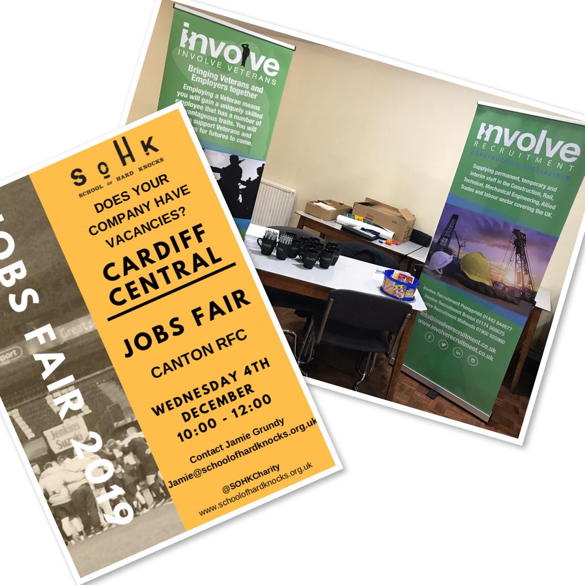 InvolveJOBS's tweet image. Cracking today at School of Hard Knocks Charity Job opportunities fair.Loved every minute of meeting very passionate &amp;amp; incredibly enthusiastic people on the road to success in their lives. I’m hoping Involve Recruitment can help make their successes, ambitions and the enthusiasm