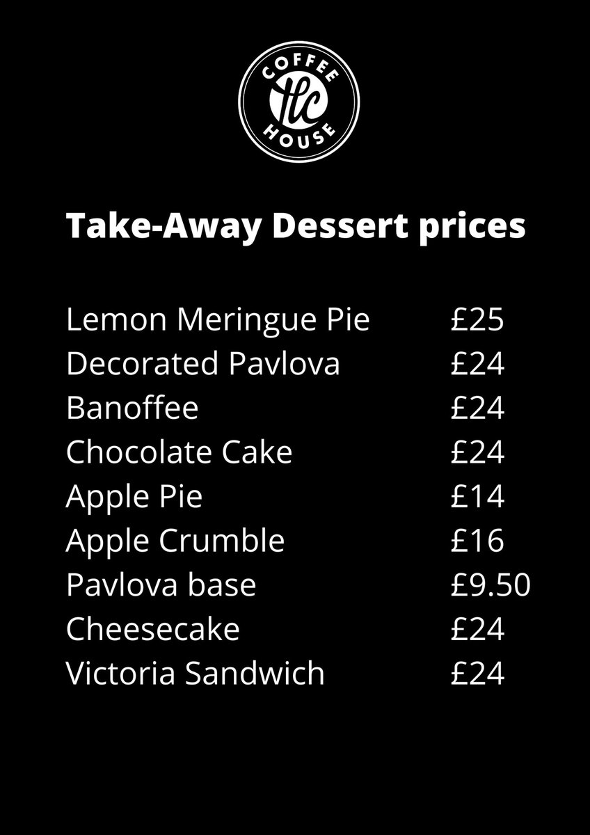 Oh look! #takeaway #onorder #desserts