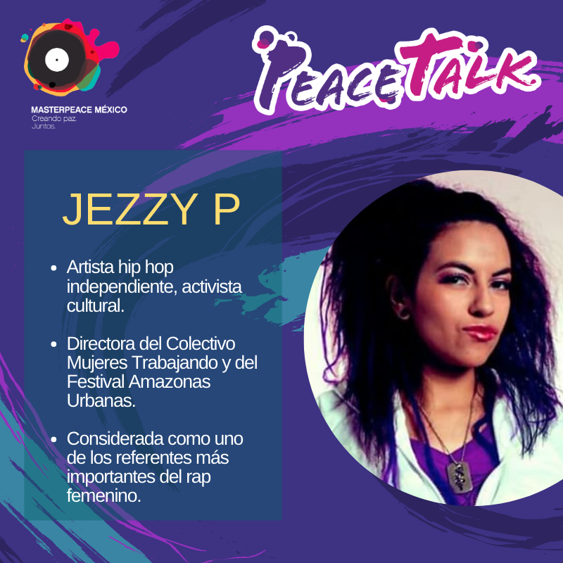MasterPeaceMex's tweet photo. ¡Acompáñanos en nuestro foro participativo esta noche!
Platicaremos con estas dos invitadas sobre las posibilidades y limitantes de apostarle a generar un impacto positivo en las vidas de las mujeres de la escena Hip Hop y sus comunidades. #PeaceTalk #ODS5 https://t.co/lCHuFBHlvP