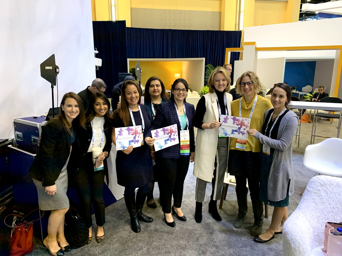 RSNA's tweet photo. Such an outstanding diversity and inclusion discussion today. Thanks to @MaryMahoneyMD @brainbanker @pj_rochon @DaniaDaye @DrGMcGinty for each of your perspectives. #WeAreRadiology #RSNA19 https://t.co/0BoITQzEvQ