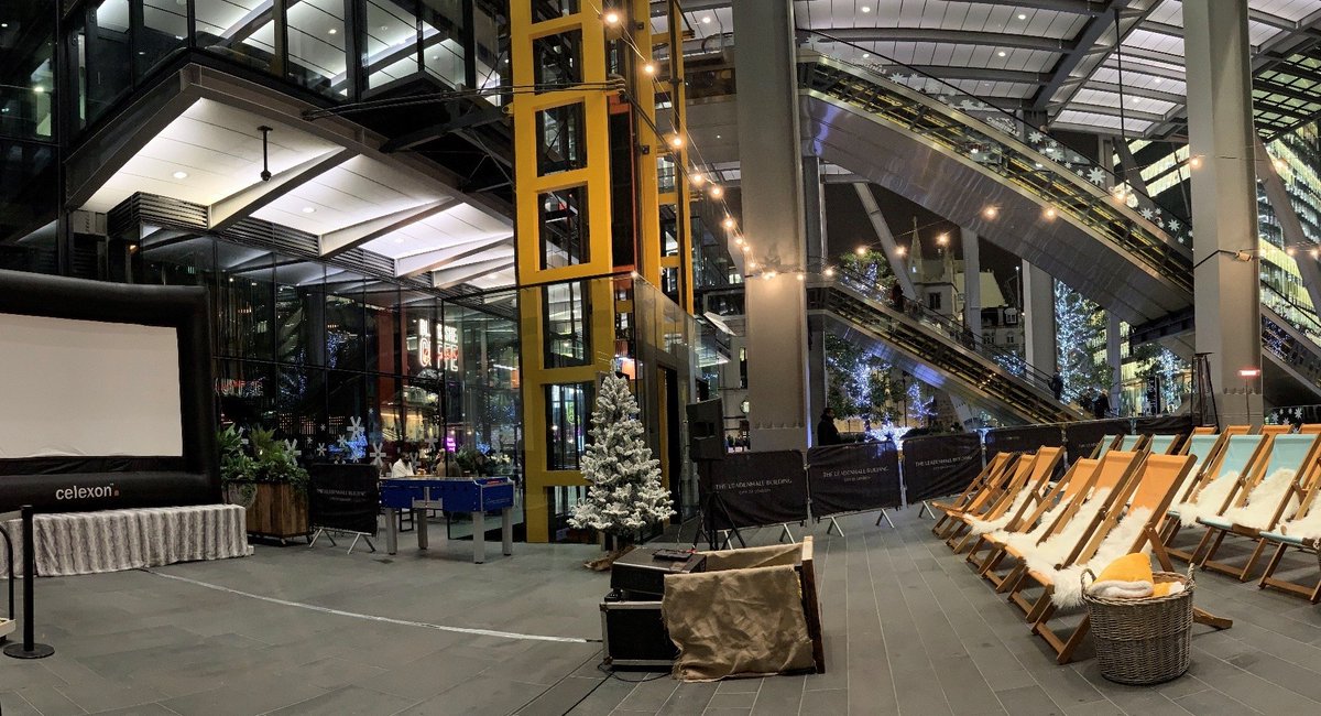 What could be better than watching Christmas films?🎄 Watching them for free at our pop-up cinema! Check out this <a href="/TimeOutLondon/">Time Out London</a> article to find out how to get involved bit.ly/2r29UZH #FeelingFestive