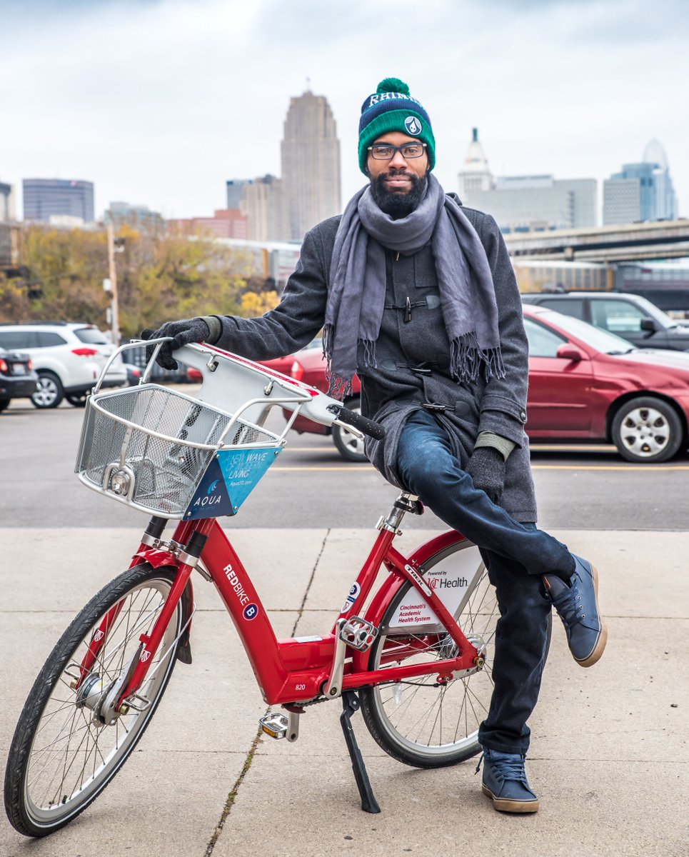 Are you tough enough to ride in December? Ride a #CincyRedBike to find out!