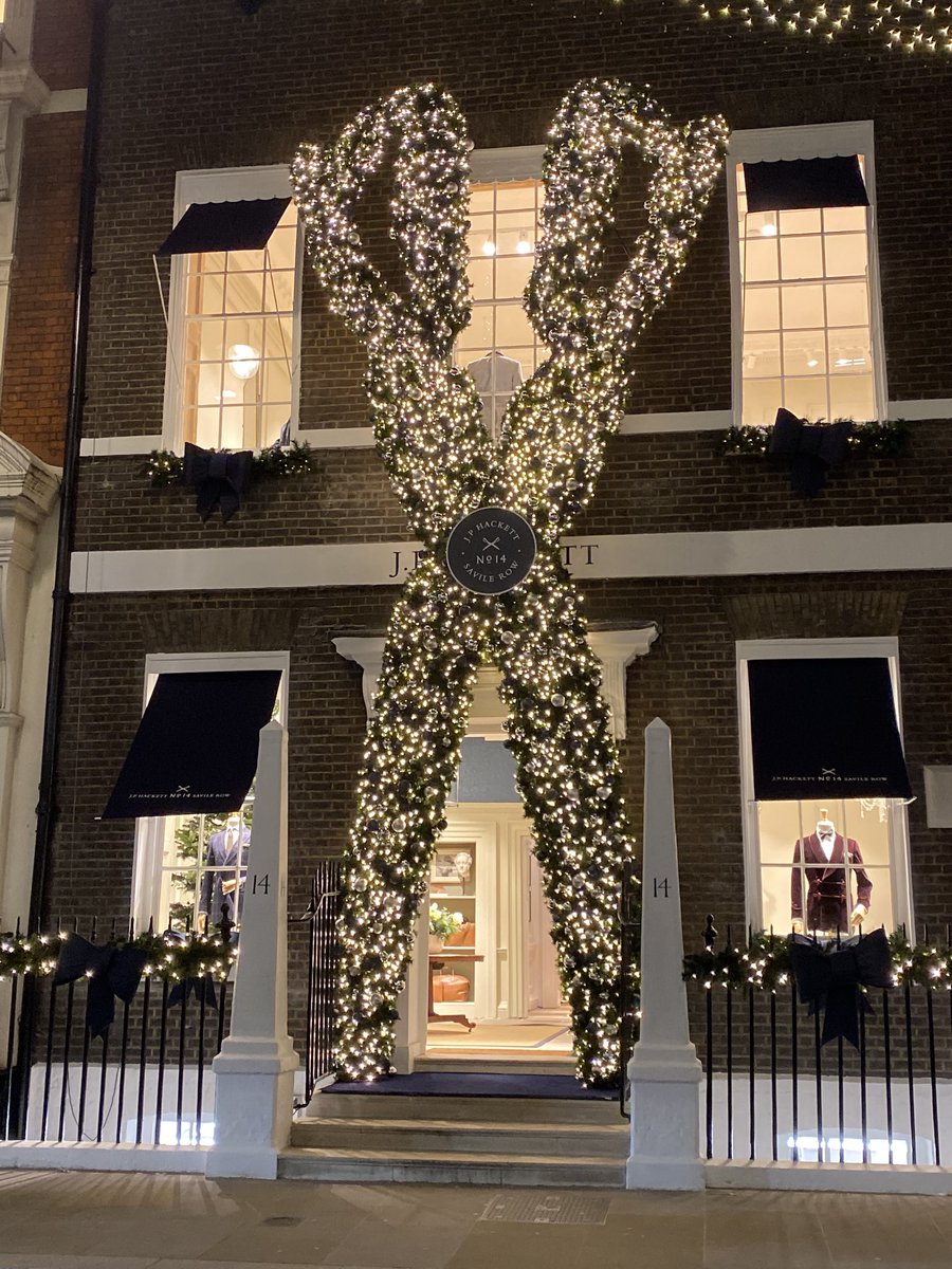 Savile Row ...of course. #savilerow #christmas #christmaslights