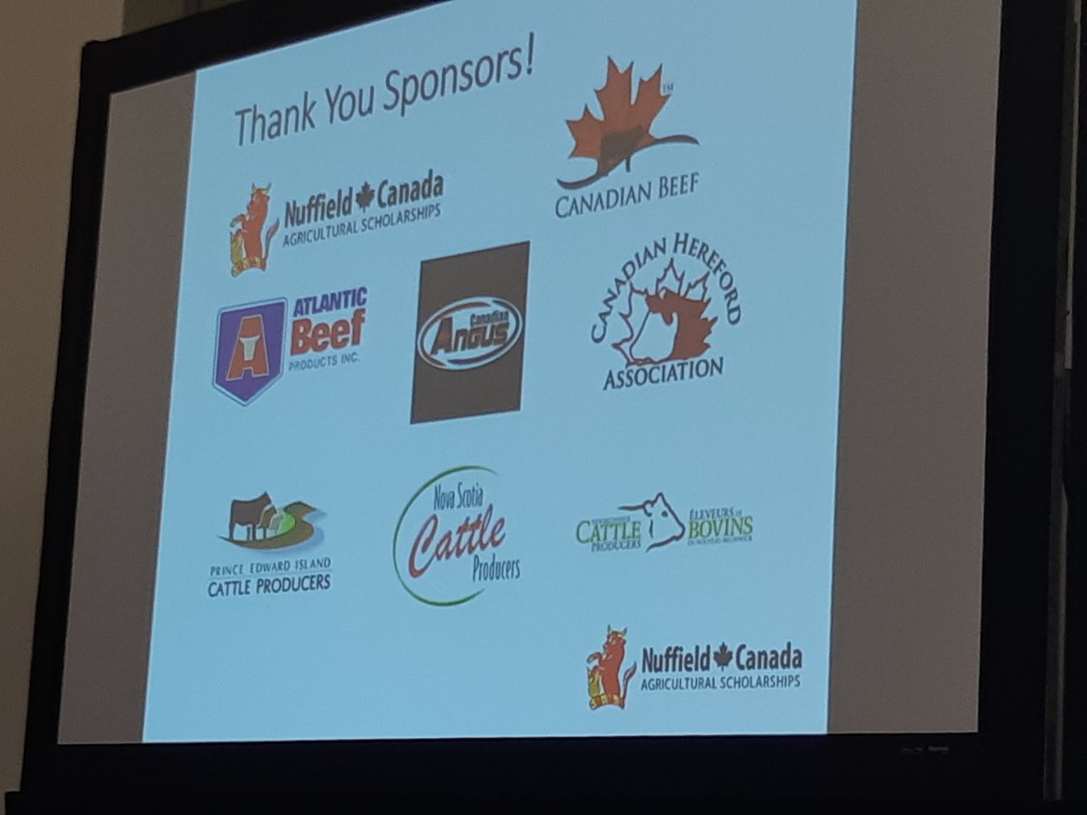 Our thanks to <a href="/EllenCrane13/">Ellen Crane</a> <a href="/NuffieldCanada/">Nuffield Canada</a> for bringing her international insights - What's their Beef with Beef? Some great opportunities for Canada #AgExConf19