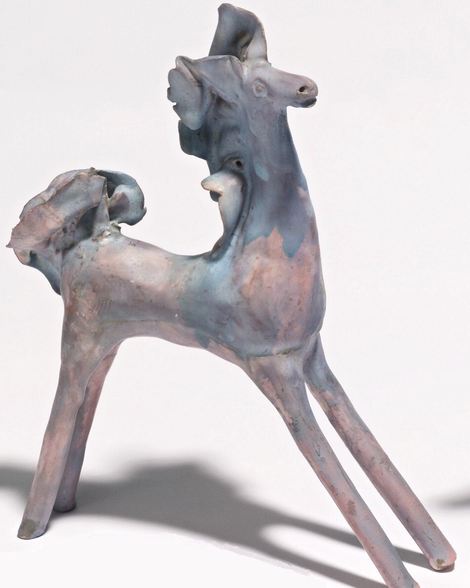 Fausto Melotti was an Italian sculptor and painter. 
Pictured Cavallino, 1960, ceramic.
.
.
.
#repettogallery #faustomelotti #melotti #italianart #italianartist #artepovera