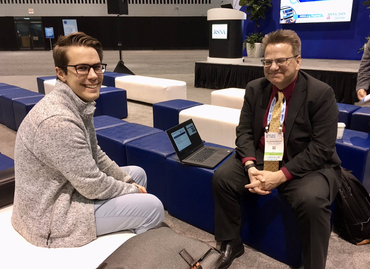 Terrific #dicom #3Dprinting WG-17 co-chairs <a href="/imajin2moro/">Allan Noordvyk</a> <a href="/Change_HC/">Change Healthcare</a> &amp; Justin Ryan <a href="/radychildrens/">Rady Children's Hospital-San Diego</a> ready for their presentation #RSNA2019 preso to share the latest #DICOM contributions to #medical3Dprinting