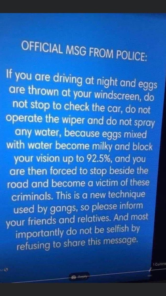 Important message from police!
🚨🚨🚨

A message you should RT
❤️🙏🏻