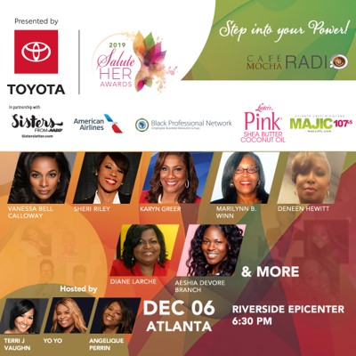 Congratulations to all the Cafe Mocha Radio's #SaluteHerAwards 2019 Atlanta Honorees, including our very own NCNW Greater Atlanta Section President Diane Larche <a href="/larche/">Diane Larche'</a> ! 💜💜💜 #NCNW #GreaterAtlantaNCNW #MochaCares #SaluteHerTour #ATL  #SaluteHerAwards #CafeMochaRadio #Toyota