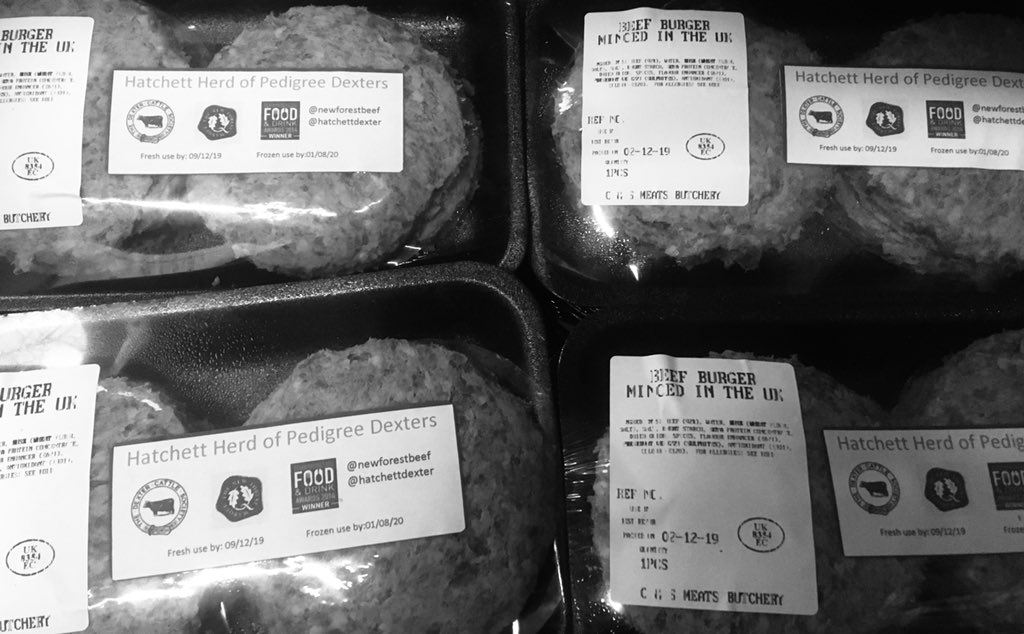 Burgers!! Limited number available from <a href="/hatchettdexter/">Hatchett Dexters</a> at the <a href="/forestersevents/">Foresters Events</a> New Forest Christmas Fair this weekend #shoplocal #newforest #christmasfair #dexterbeef
