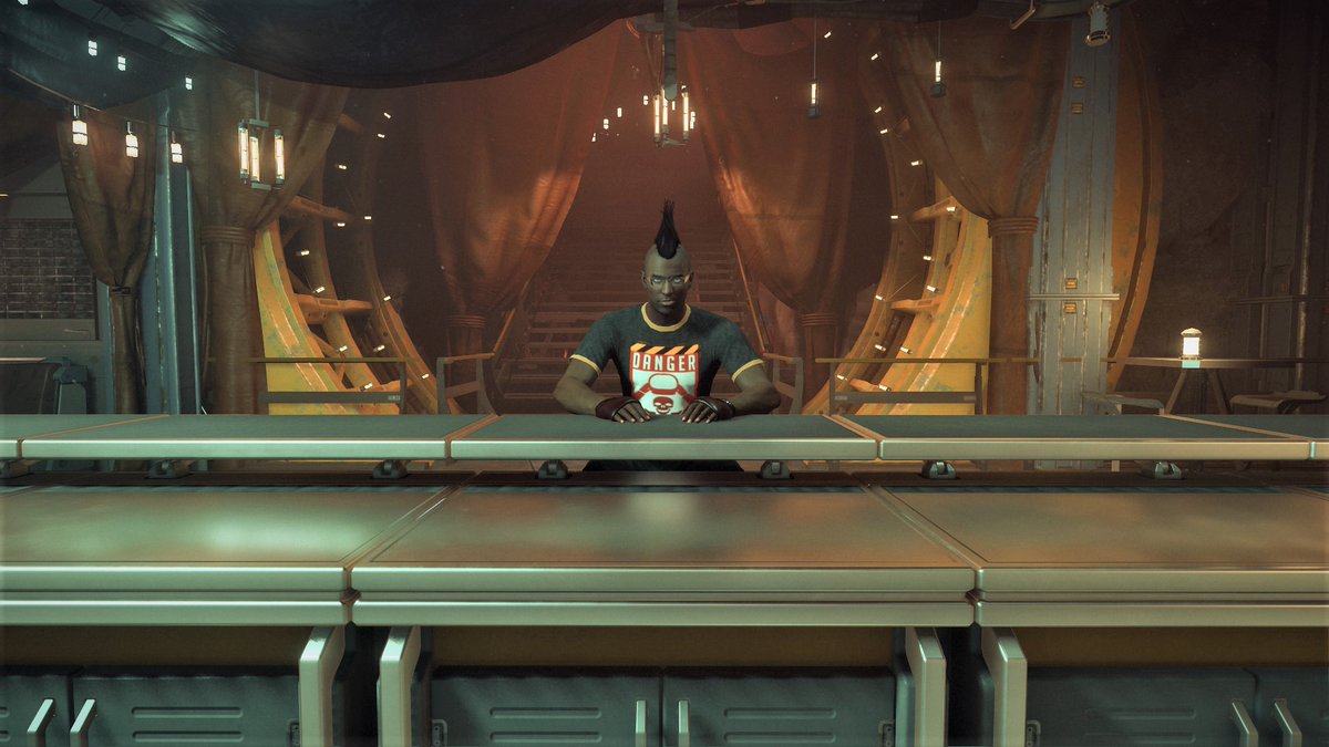 NyxCorvinus's tweet photo. When #Mourningstar is called to #Levski by #EckhartSecurity for a "business opportunity", you know the business is someone's head. 
@RobertsSpaceInd #StarCitizen 
#TheMorningstarCoalition
#LastMinuteAcquisitionInc
#AMourningstar #HGWT #HaveGunWillTravel
#Assassinslifeforme https://t.co/tlIKESsVYf