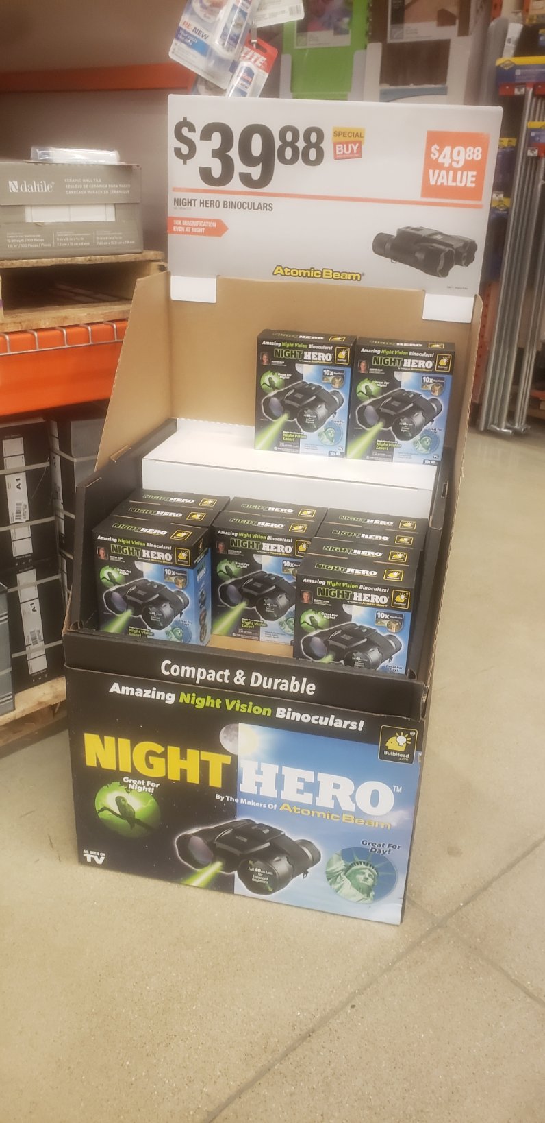 night hero binoculars home depot