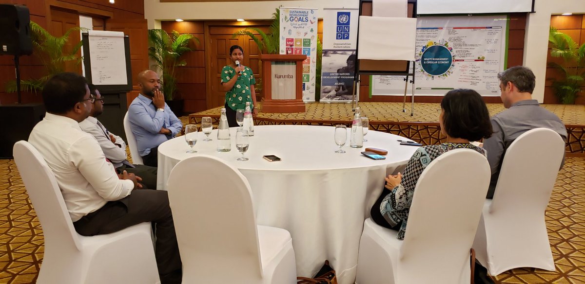 MoEnvmv's tweet image. The 3 day workshop on systemic design as a means to address waste management and circular economy, organized by @UNDPMaldives &amp;amp; GovMv in partnership with Alberta Energy, Canada ended today. The closing remarks was given by Deputy Minister Khadheeja Naseem &amp;amp; PS Ajwad Musthafa.