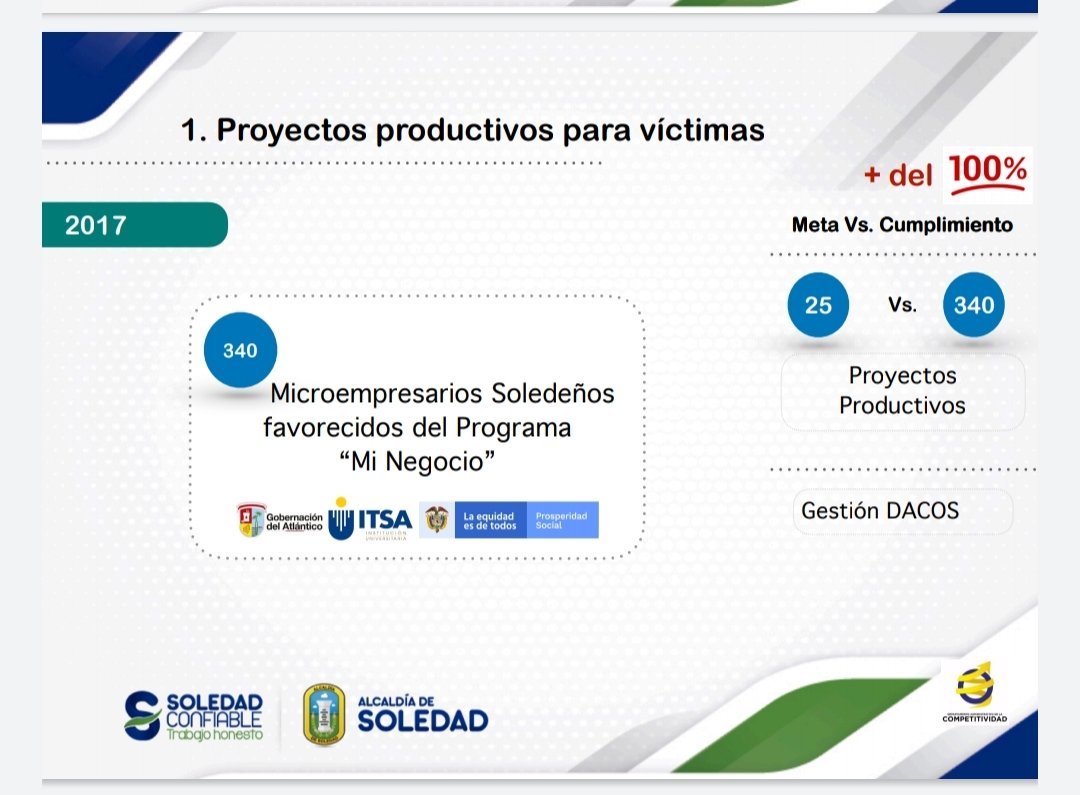 COMPETITIVIDADS's tweet photo. En este cuatrienio DACOS priorizó la atención a víctimas del conflicto en  iniciativas de capacitación, formación en emprendimiento, proyectos productivos e incluyó sus necesidades en el Plan Metropolitano de empleo. Datos expuestos en el 3er comité de Justicia Transicional. https://t.co/iWpk9cn4Q0