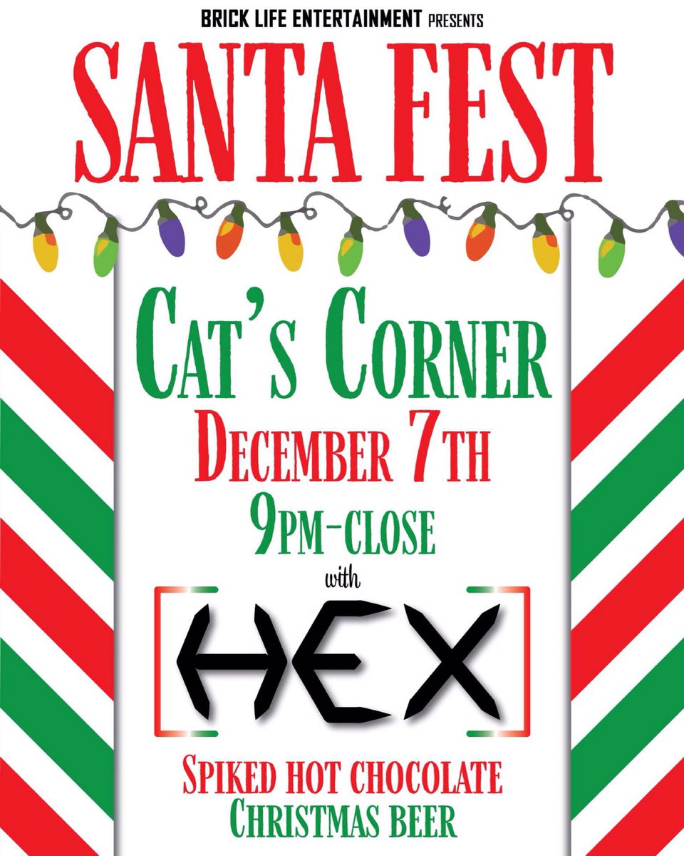 .<a href="/SantaFestOU/">Santa Fest</a> is this Saturday Night! @HexTheDJ is ready to throw the best Christmas Party! We will be having a beer promo as well as a liquor promo! Grab your ugly Christmas Sweater, we have plenty of spiked Hot Chocolate!
