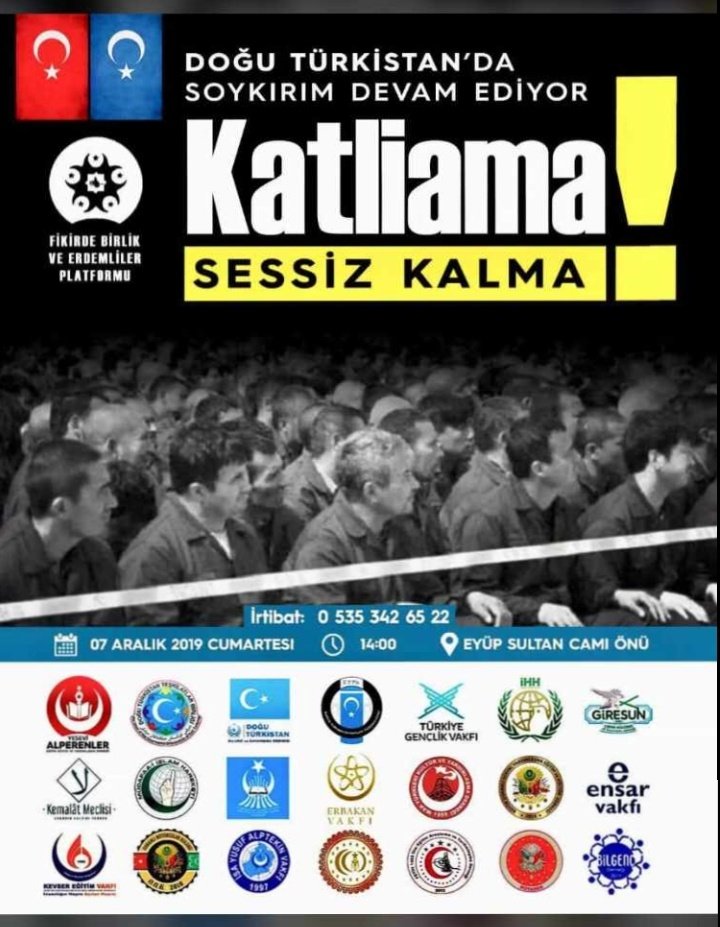 Mazlumlar hakkını almayıp ele,
Günü gün edersem zalimler ile
Evdeşim, öz kızım, öz oğlum bile,
Susarsam, hakkını helâl etmesin!

#Doğutürkistandakatliamvar
#SoykırımaDurDe
#Müslümanlarkatlediliyor
