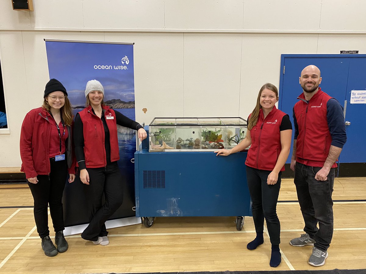 lmatkovic's tweet photo. Today we had the special opportunity of having staff from the Vancouver Aquarium showcase their @oceanwise educational program for our students in our school gym. Thank you for this amazing bursary for our community #AquaVan #supportoceanlearning https://t.co/fceklTmWCh