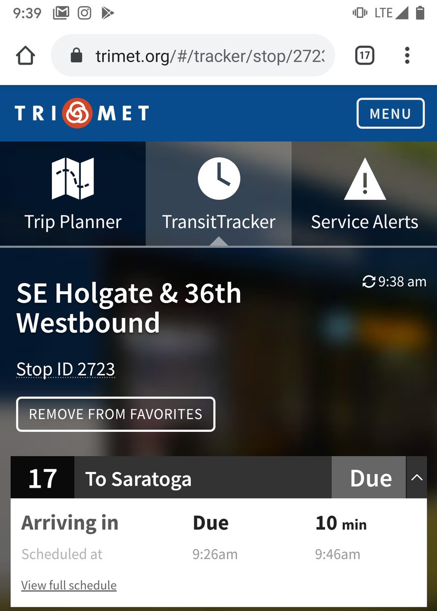 jaycosnett's tweet photo. @trimethelp Good grief. Bus 17, 13 minutes late, and counting, while it sits, not moving, 3 blocks away. Do better, @trimet https://t.co/guBzlvWgnW