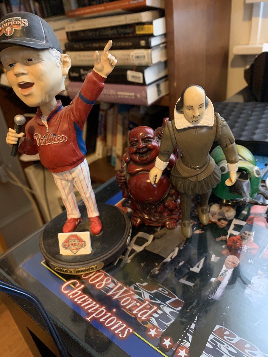 Charlie Manuel, Buddha, Shakespeare, and Green Bug.
