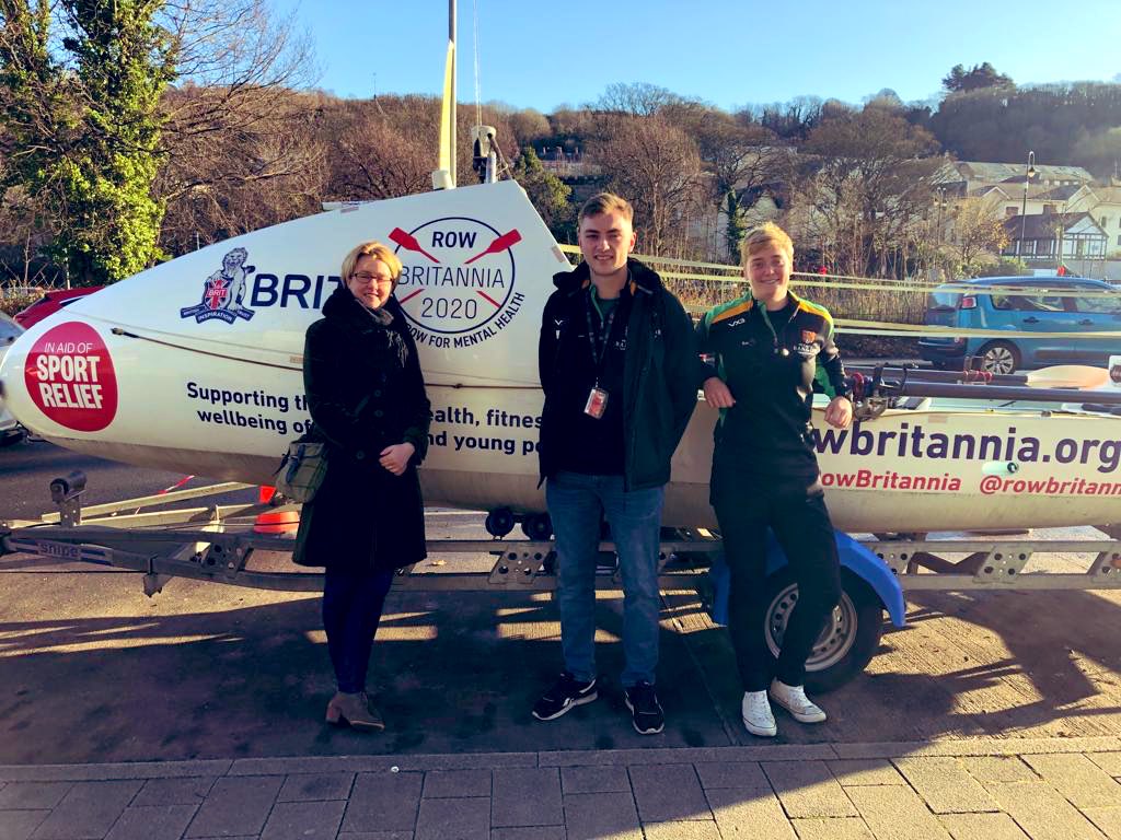Bangor University (@bangoruni) on Twitter photo Prof Carol Tully, Henry Williams & Bass Andre met Phil Packer MBE yesterday. Phil visited to promote the @rowbritannia challenge for <a href="/sportrelief/">Sport Relief</a>.
The event will see teams row 2020 miles to raise awareness and funds for student mental health.
rowbritannia.org.uk Prof Carol Tully, Henry Williams & Bass Andre met Phil Packer MBE yesterday. Phil visited to promote the @rowbritannia challenge for <a href="/sportrelief/">Sport Relief</a>.
The event will see teams row 2020 miles to raise awareness and funds for student mental health.
rowbritannia.org.uk