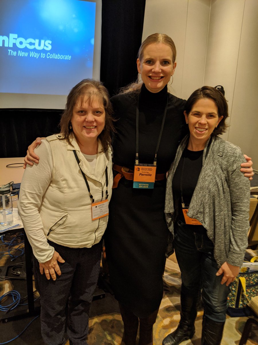 One of the highlights of our day with <a href="/pernilleripp/">Pernille Ripp</a> and <a href="/karencoutu/">Karen Coutu</a> Thanks for being here today! #nhcmtc