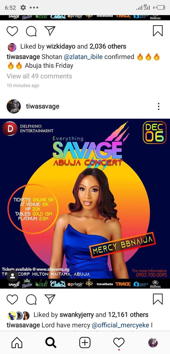 Ayoomidedc's tweet image. @Iam_IkeOnyema and @real_mercyeke will be at @TiwaSavage concert on Friday 

Gonna be a shutdown 
Real Recognize real 
#Ikeonyema #MercyEke 
#BBNajia