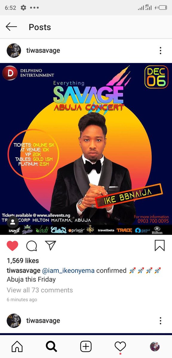 Ayoomidedc's tweet image. @Iam_IkeOnyema and @real_mercyeke will be at @TiwaSavage concert on Friday 

Gonna be a shutdown 
Real Recognize real 
#Ikeonyema #MercyEke 
#BBNajia