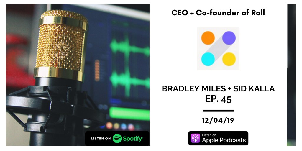 zempcapital's tweet photo. New #podcast episode! CEO @Bradley_Miles_ and Co-founder @sidkal join me as guests to talk about @tryrollhq and social money! 🎙️🤑
---
Listen Now: https://t.co/NK48oVf8Ox
#tryroll #socialmoney #blockchain #cryptocurrency #ethereum https://t.co/nRZYSi4qyF