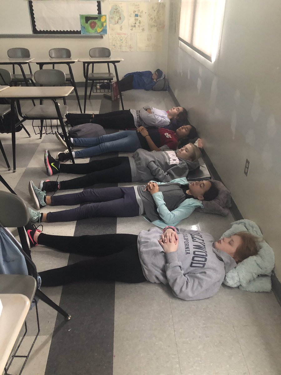 Ss @HowellTwpMSN who are studying the origins of meditation in Ancient India are using it to help their present day social emotional learning. @SocStudiesHTPS @cam_hms #HowellLeads #HowellSEL