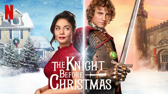 verocam42's tweet photo. Una película de lo más divertida #TheKnightBeforeChristmas #netflix #f4f #romance #principeazul #love #navidad #tiempo 🌟🌟🌟🌟🌟 https://t.co/pO4geZ8rqd