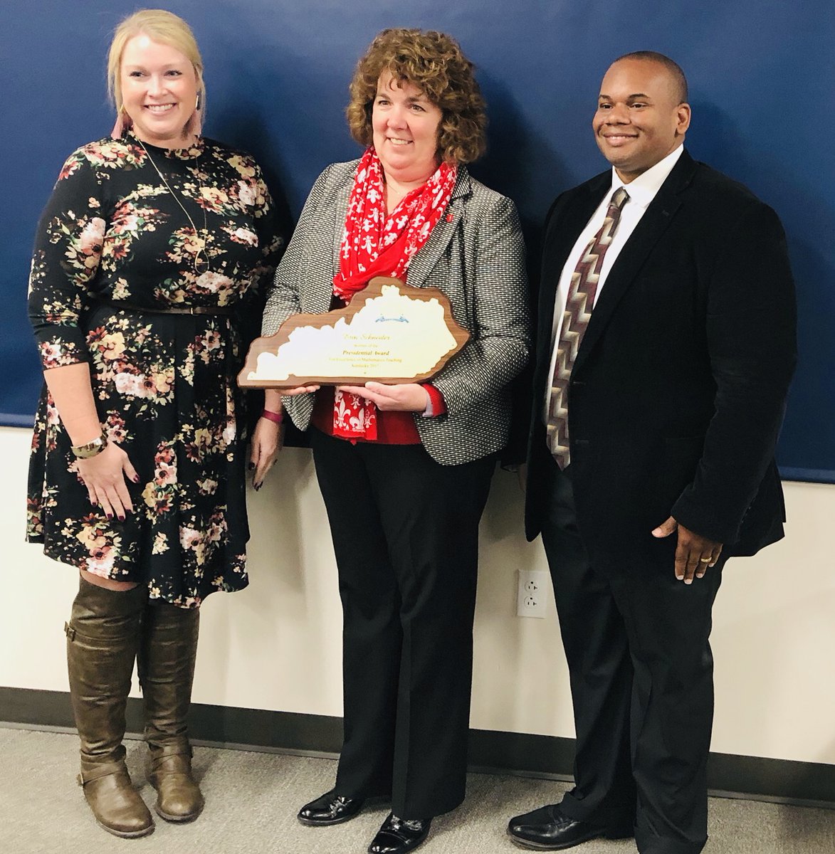🎉CONGRATULATIONS! <a href="/atherton_high/">J.M. Atherton High School</a> teacher, Erin Schneider, was recognized by the <a href="/KyDeptofEd/">KY Dept of Education</a> for winning the Presidential Award for Excellence in Mathematics and Science Teaching. Way to go, Erin! 

#WeAreJCPS