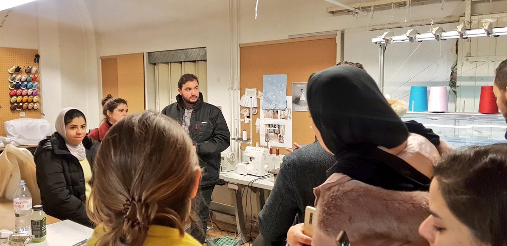SomethingandSon's tweet photo. Great day taking the #FabLabLibya delegation to see a range of #coworking spaces today, including @makerversity @peckhampalms @tomorrowsmarket and @bidhaarofficial https://t.co/vNFb8ANtmh