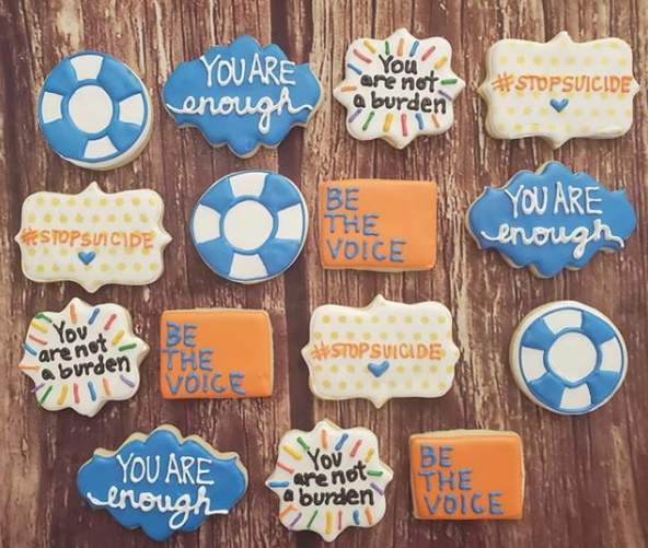 afspnational's tweet photo. Raise your hand if you need a mid-week break with one of these suicide prevention cookies! #NationalCookieDay 🍪 😋
.
Baked by @ lavishlyyourssweets on Instagram https://t.co/Zve1NTUBbQ