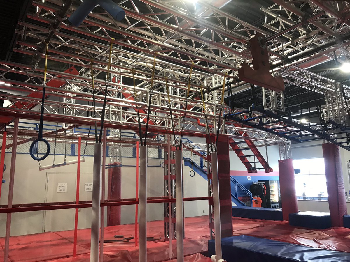 katrinatulloch's tweet photo. I'm checking out the new Warrior Factory in Camillus today and this gym is AWESOME!! 💪💪 #township5 #AmericanNinjaWarrior https://t.co/y8cgDf8RLW