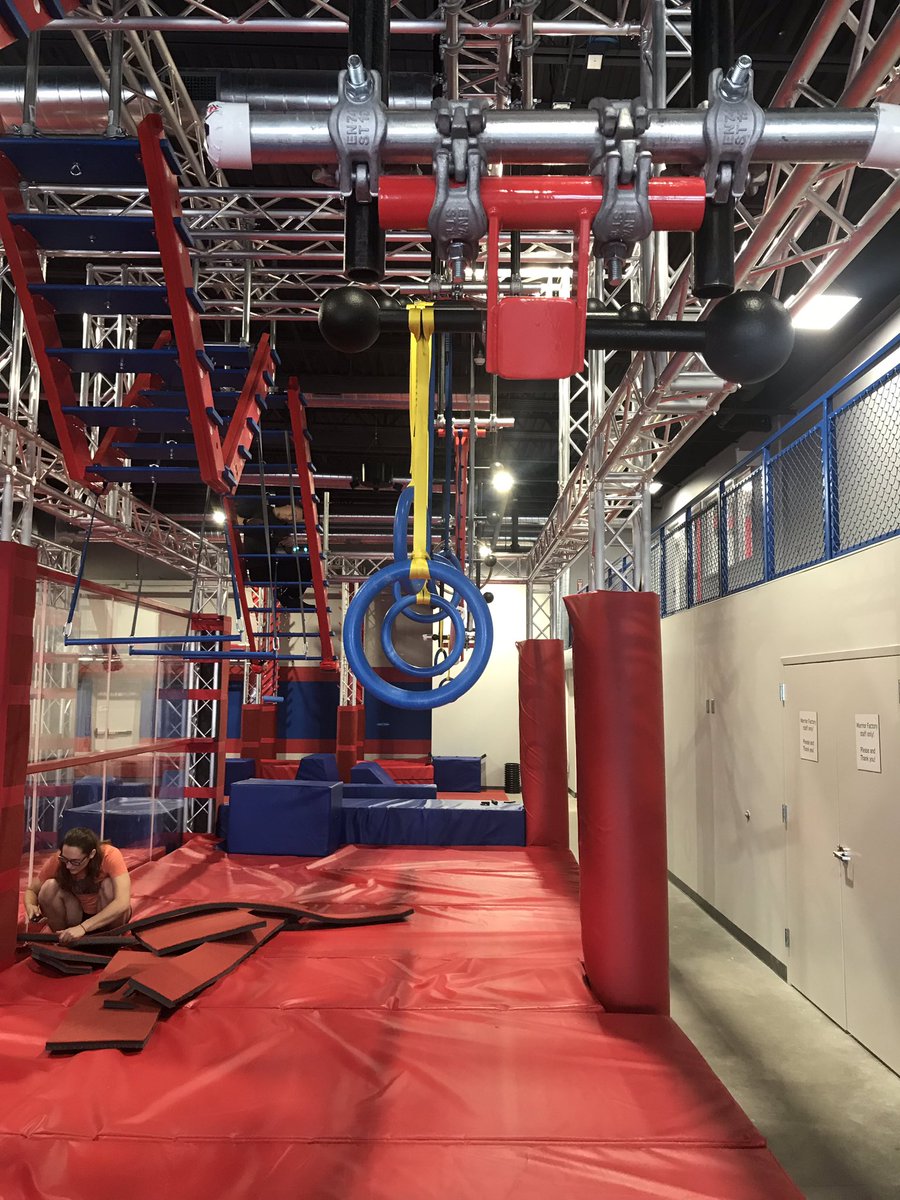 katrinatulloch's tweet photo. I'm checking out the new Warrior Factory in Camillus today and this gym is AWESOME!! 💪💪 #township5 #AmericanNinjaWarrior https://t.co/y8cgDf8RLW