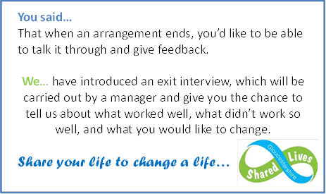 SharedLivesGCC's tweet photo. We're working to make the changes to our service that you have asked for. #YouSaidWeDid #GSL #NotJustAJob https://t.co/Q0UIX08jtP