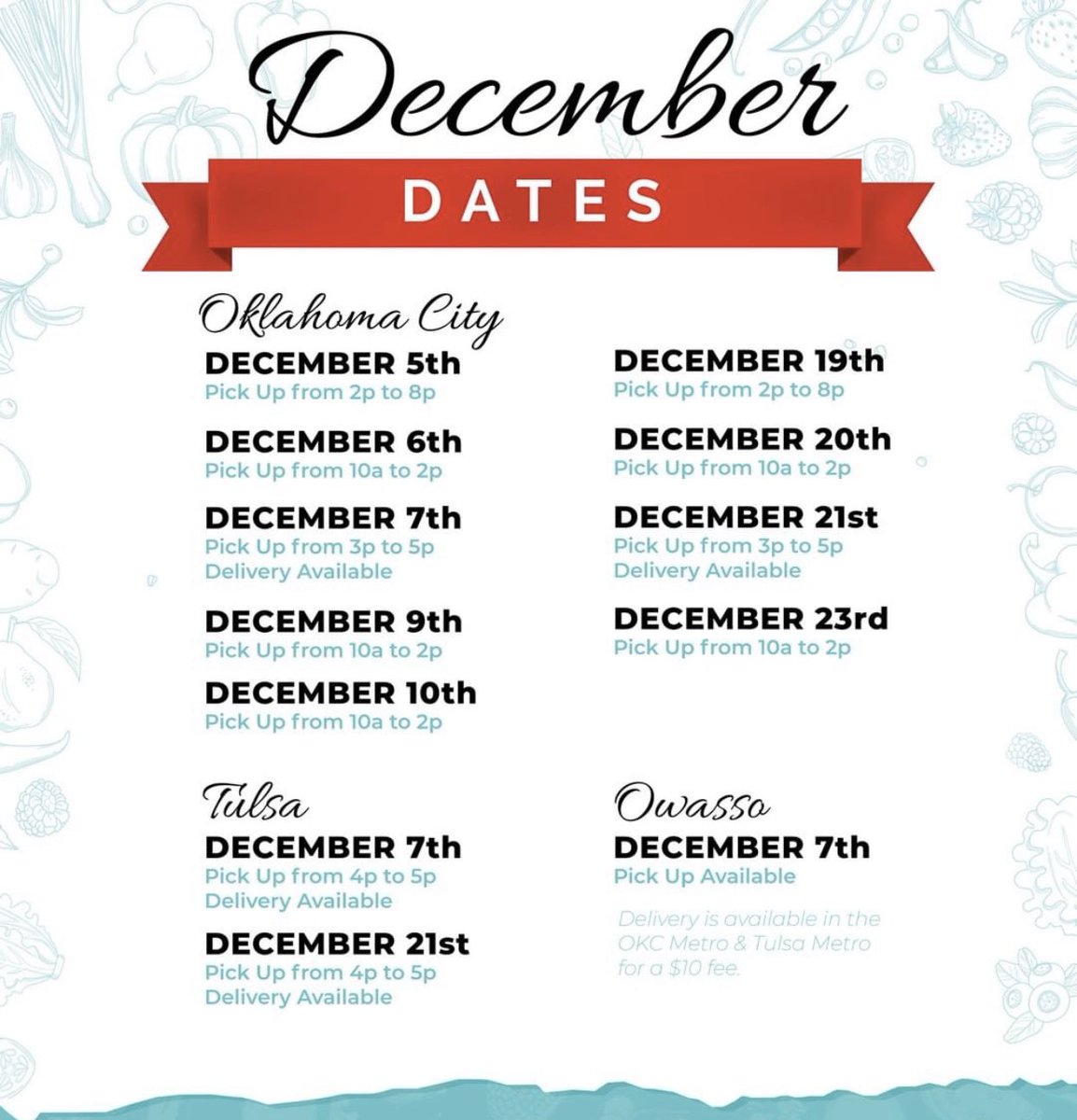 Don’t forget these important dates at #easyfreezyokc! Get your orders in now for later this month! #shopthesquare