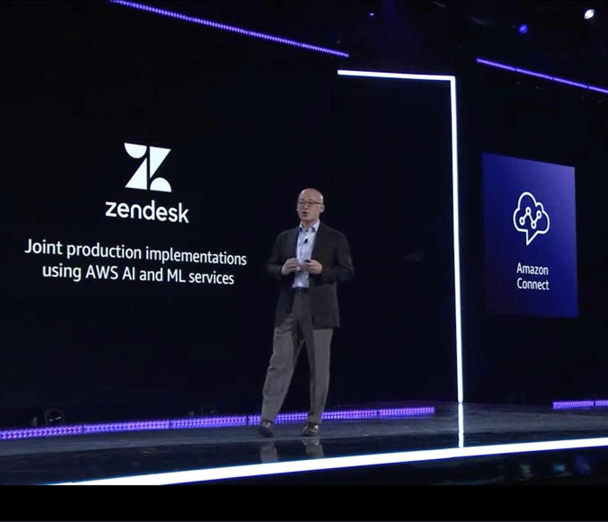 We’re excited to announce the updated connector for Amazon Connect and Zendesk Support to give support teams the latest generation of proactive, anticipatory customer service. zdsk.co/AWSConnect <a href="/awscloud/">Amazon Web Services</a> #reInvent #AI