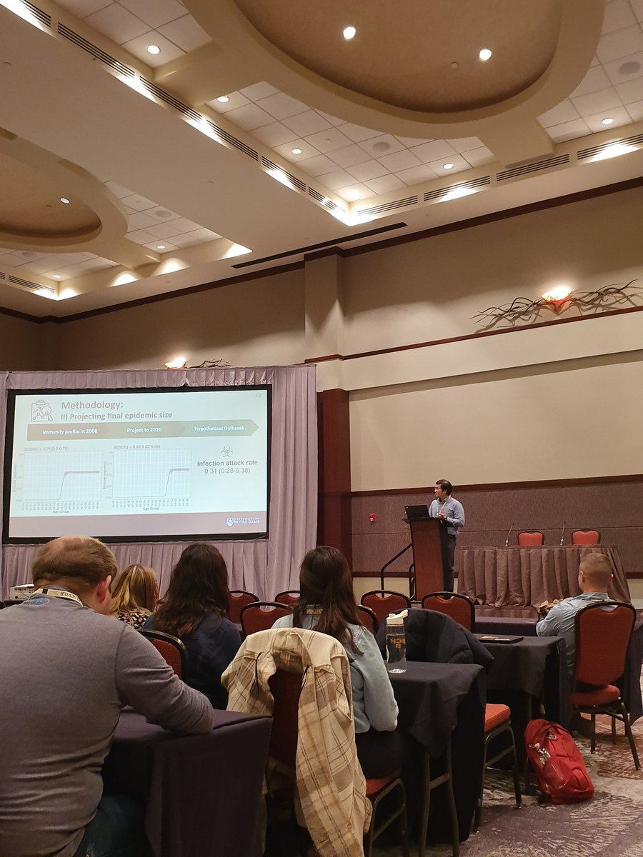 Great talk from Quan <a href="/TranMin11241875/">Tran Minh Quan</a> on using mathematical modelling and serological data for chikungunya vaccine trial design <a href="/TAlexPerkins/">T</a>  #EPIDEMICS7